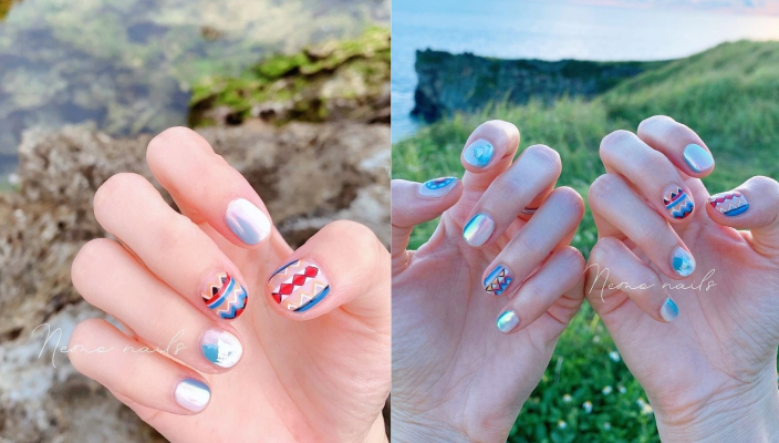 春夏美甲款式2023_夏天美甲款式